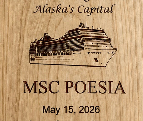 Wood Engraved Plaque