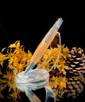 Celtic Pen with Emerald color Cabochon