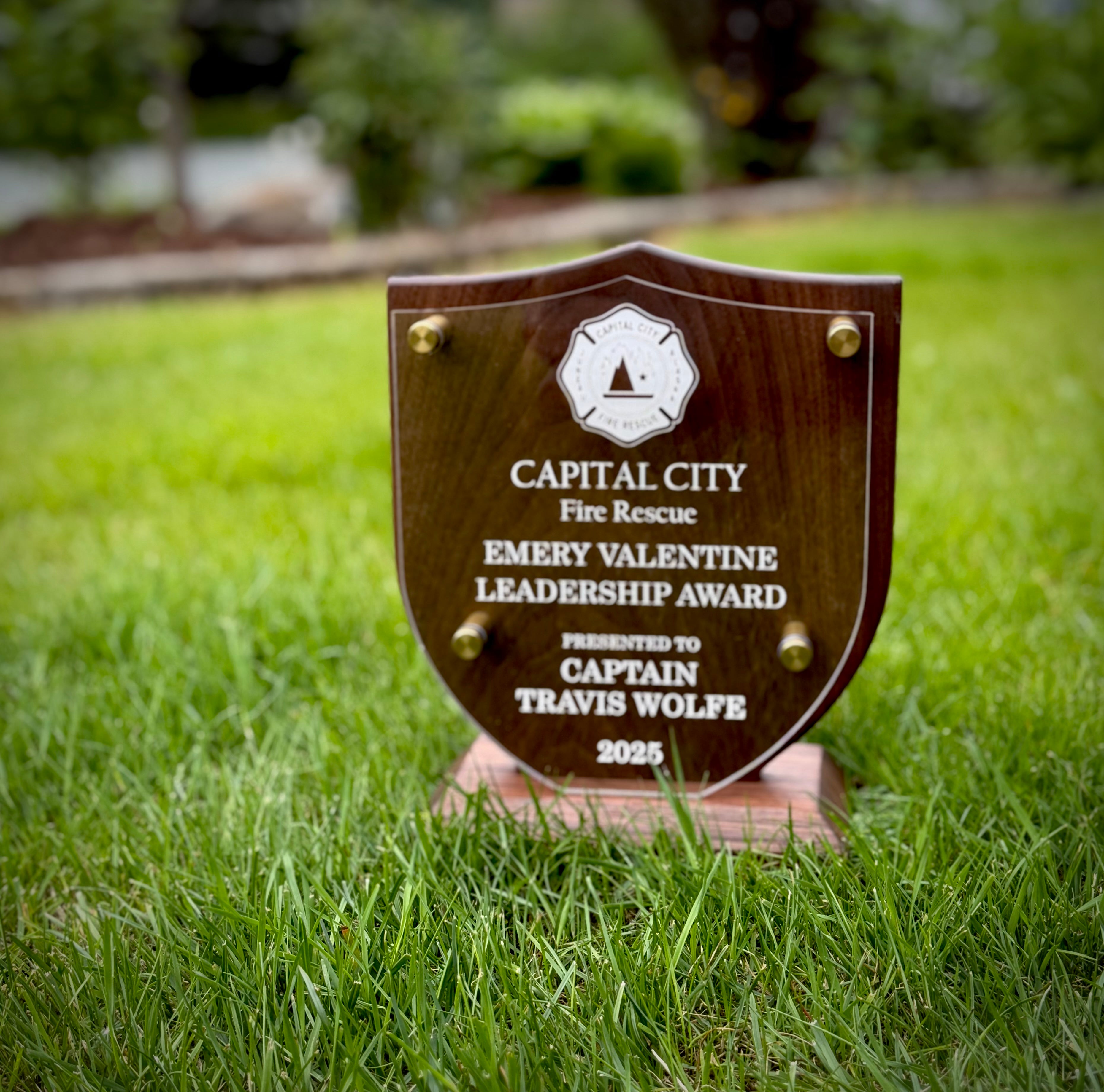 Premium Wood & Acrylic Plaque
