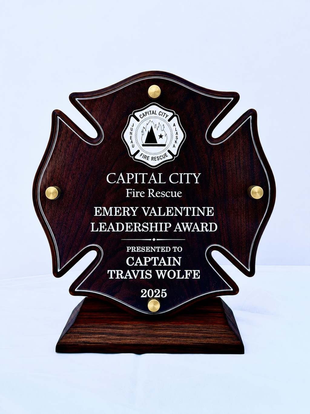 Premium Wood & Acrylic Plaque