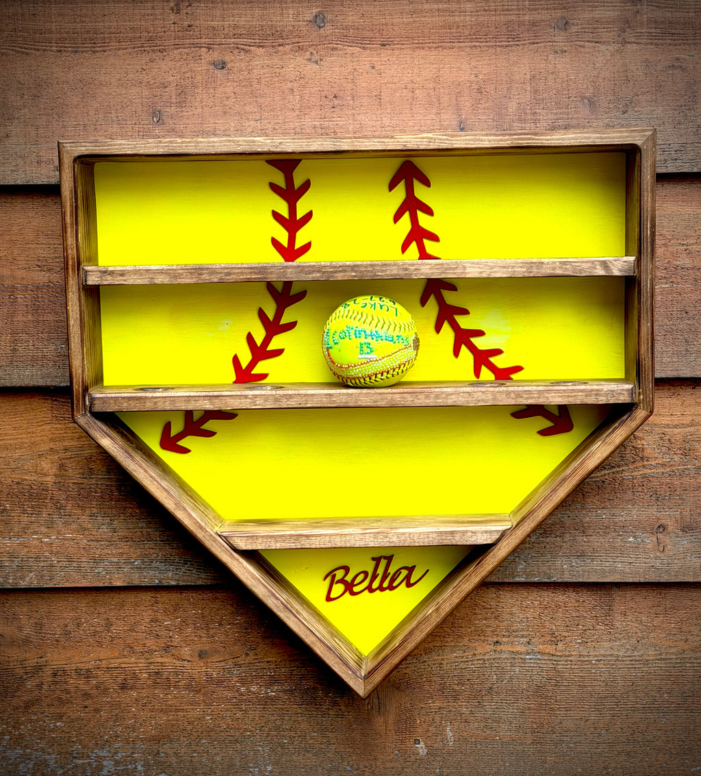 Softball Home Plate Display