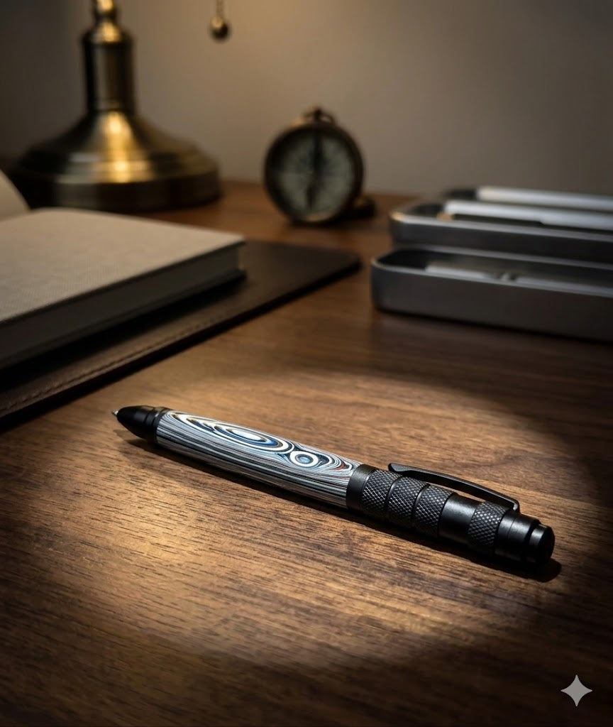 Tactical Jeep Fordite Custom Pen