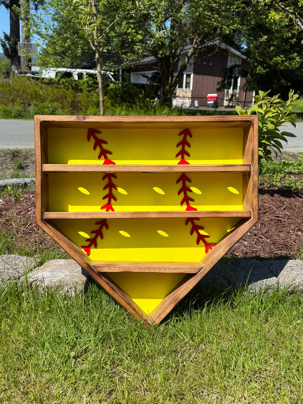 Softball Home Plate Display