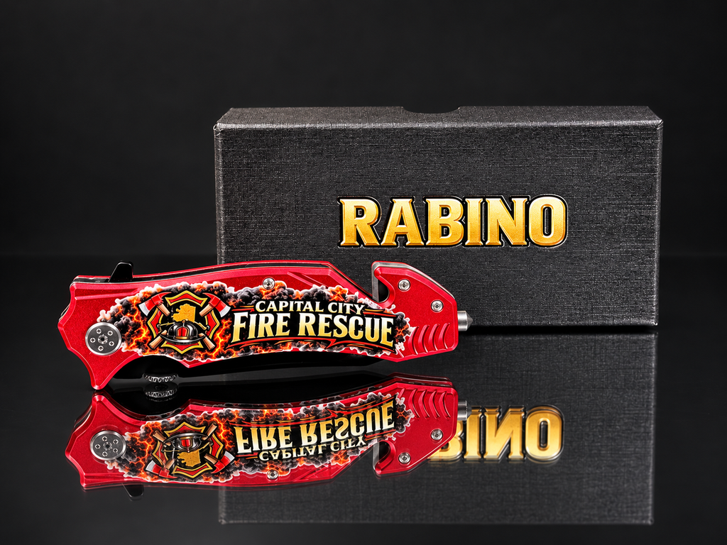 Firefighter Personalized Pocket Knife